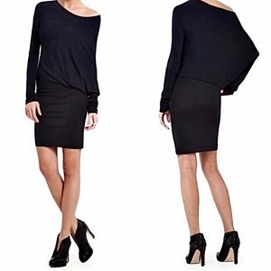 BCBGMaxAzria Black Asymmetrical Dress